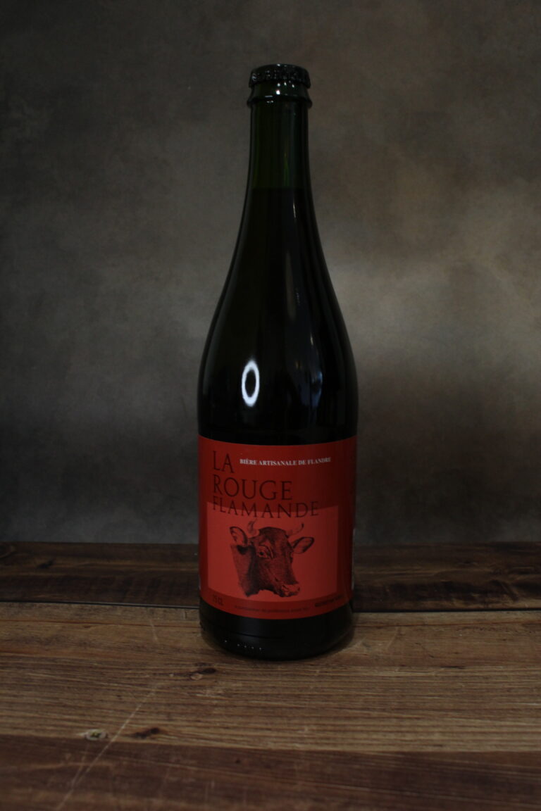 Photo de face d'une bière de Rouge Flamande, apr la brasserie Thiriez