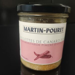 Rillettes de canard à la moutarde et piment d'Espelette