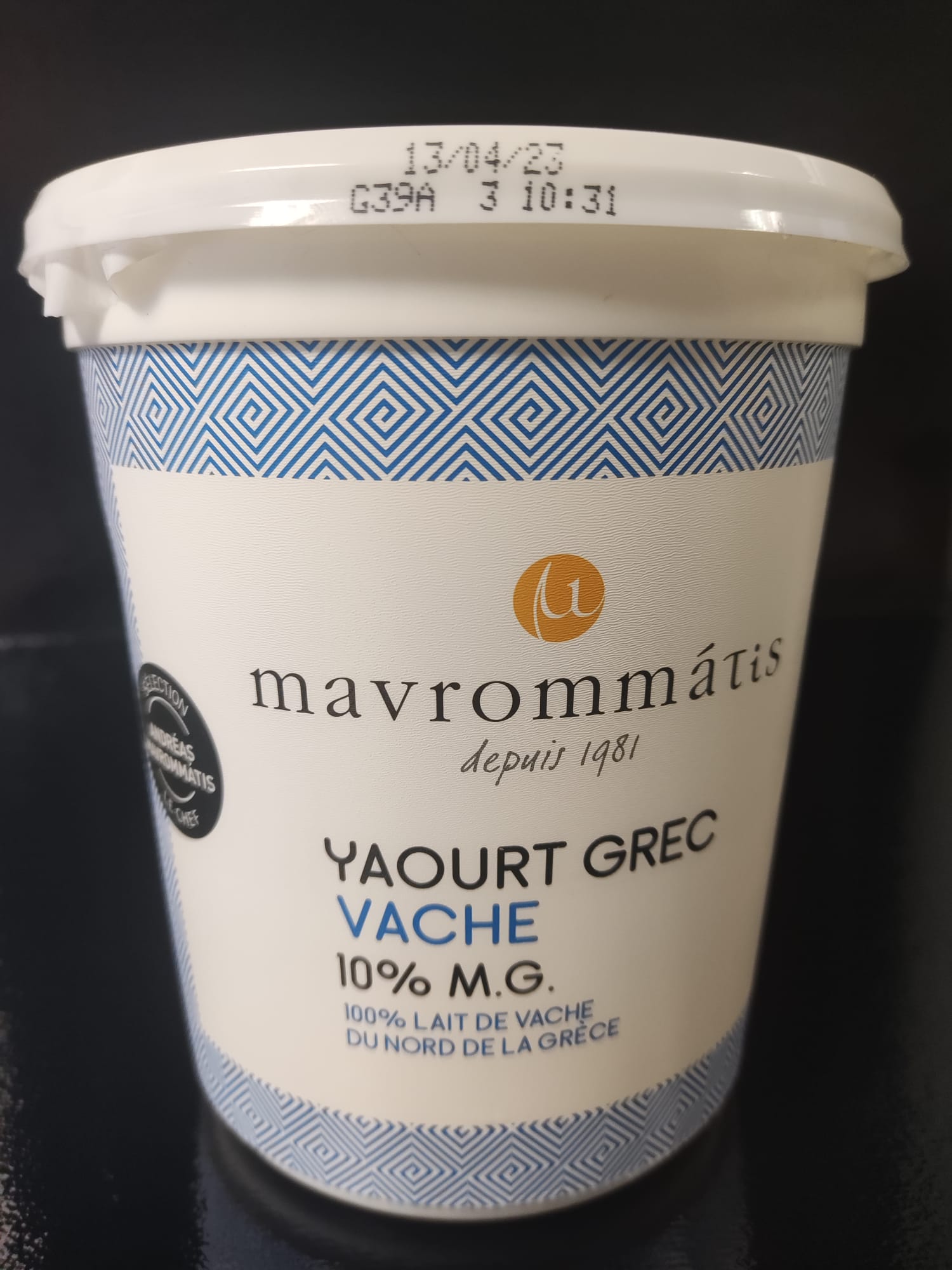 Yaourt grec Mavromatis