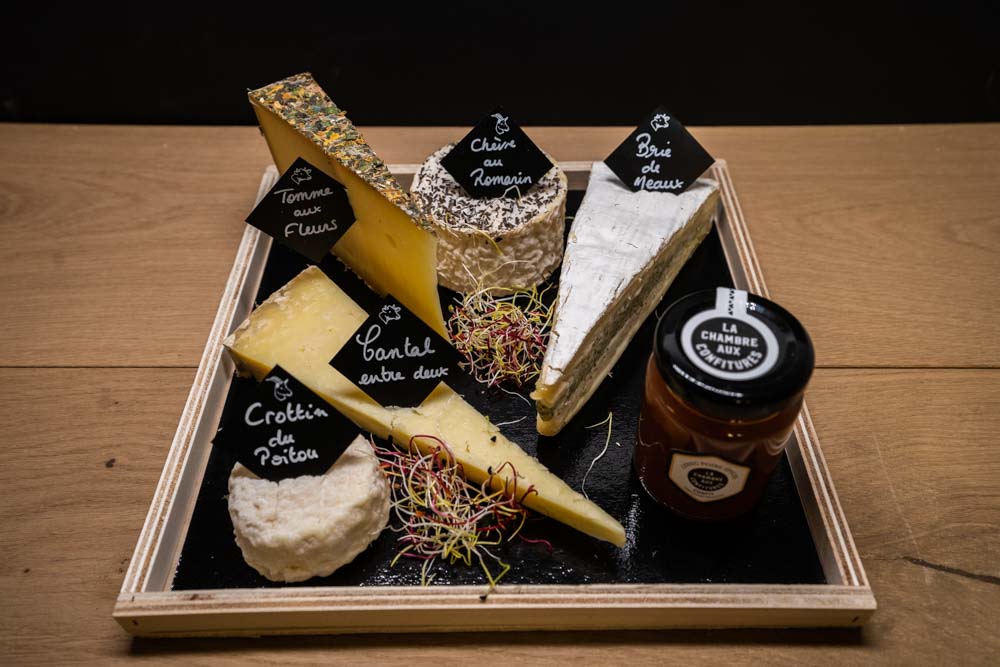 Photo d'un plateau de fromages de fin de repas